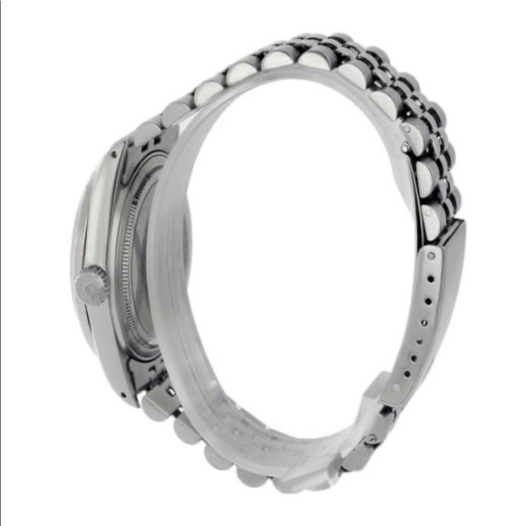 Rolex - Siver Mens Dayjust Fluted Bezel 36mm Watch - Picture 3 of 9